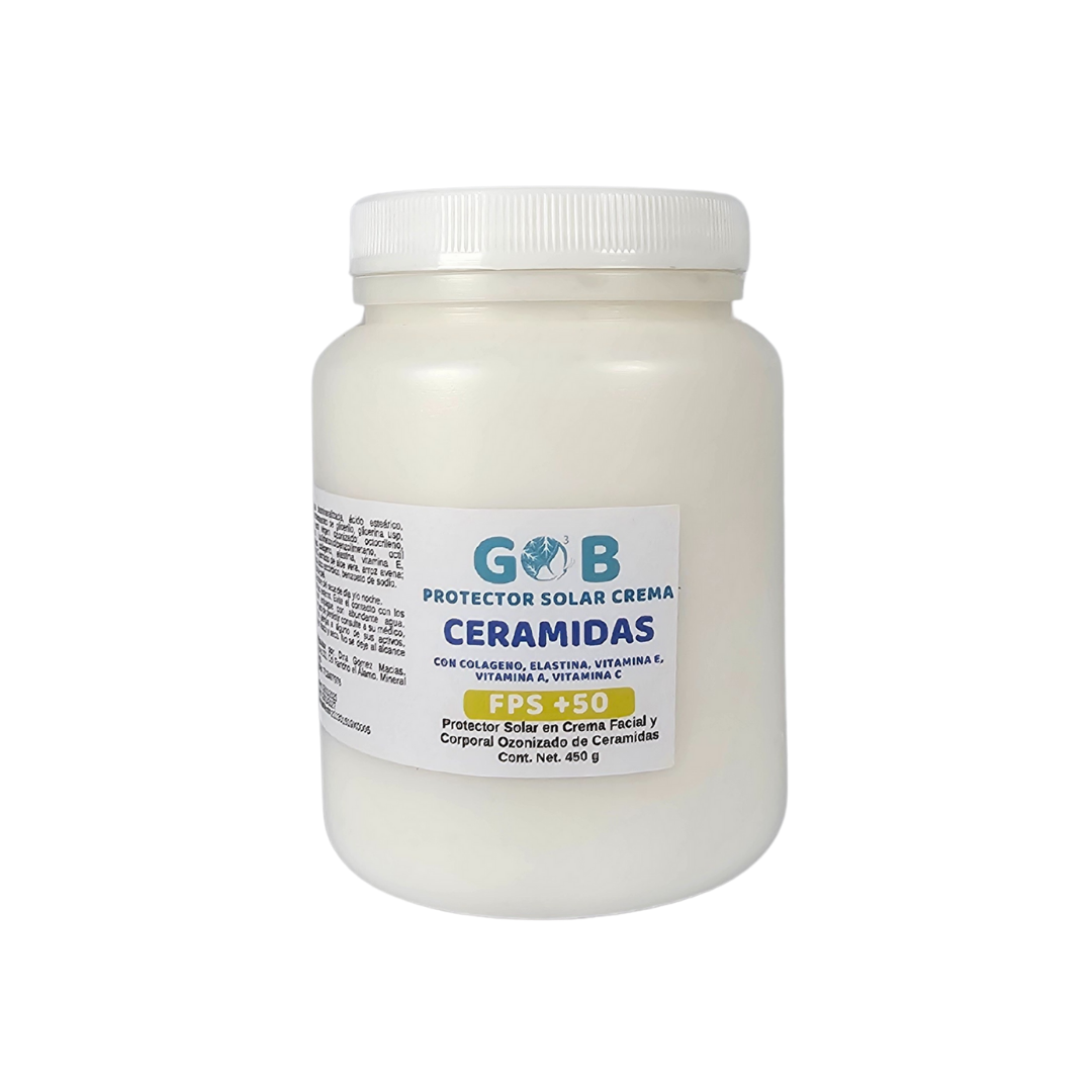 Protector Solar En Crema Ozonizado De Ceramidas - 450 Gramos