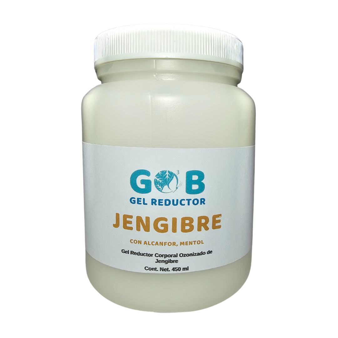 Gel Ozonizado Reductor de Jengibre - 450 Mililitros