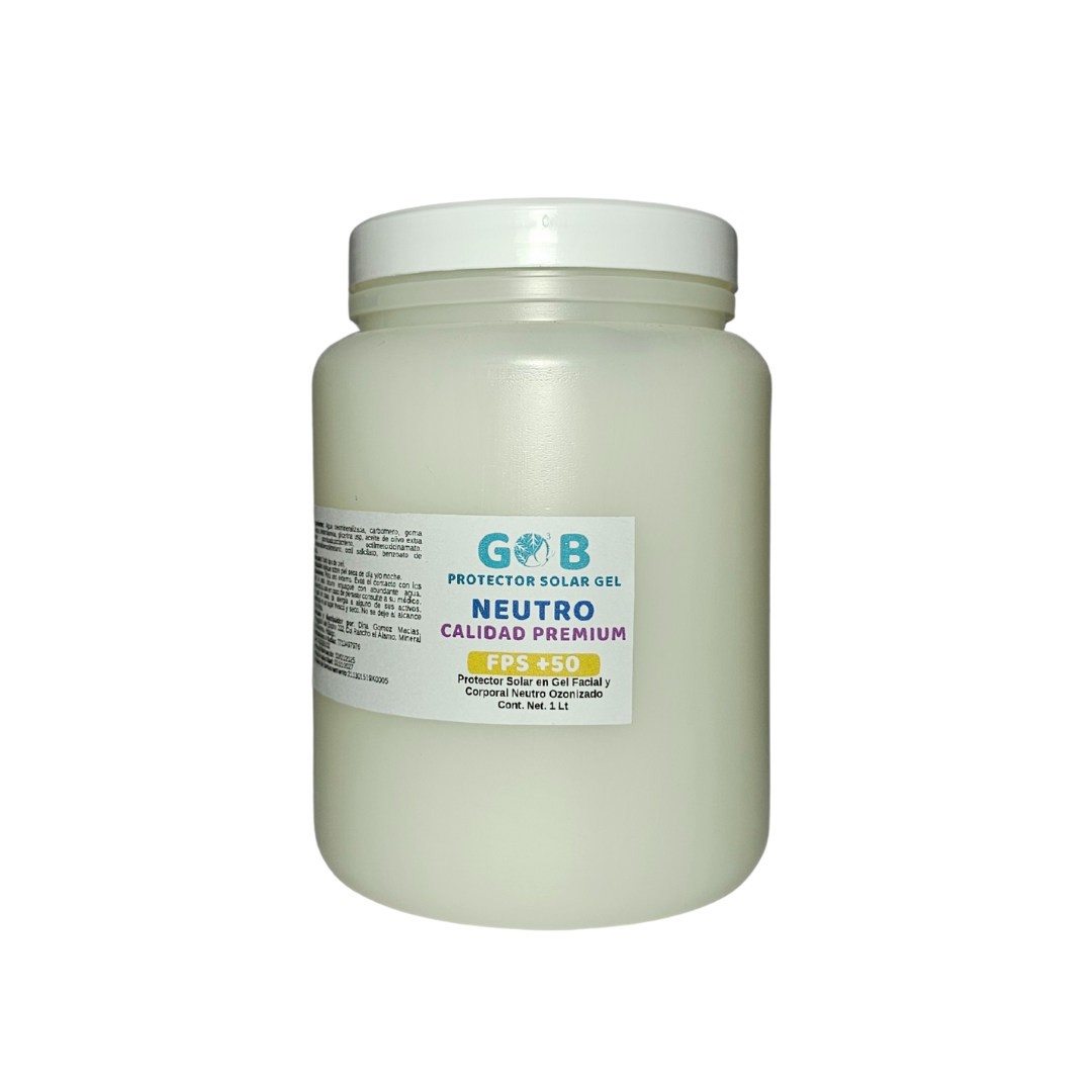 Protector Solar En Gel Ozonizado Base Calidad Premium - 1 Litro