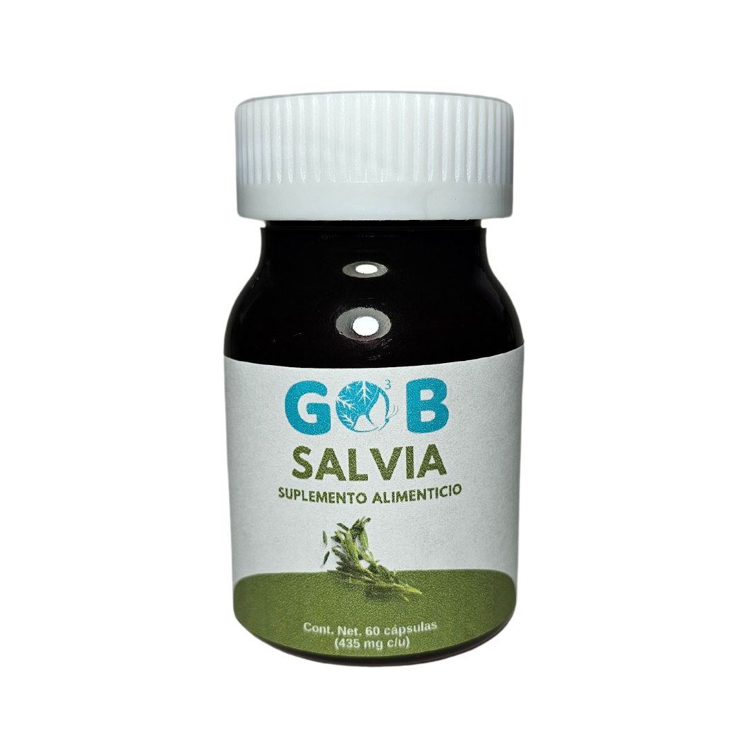 Salvia en polvo - 60 Cápsulas (435 mg por cápsula)