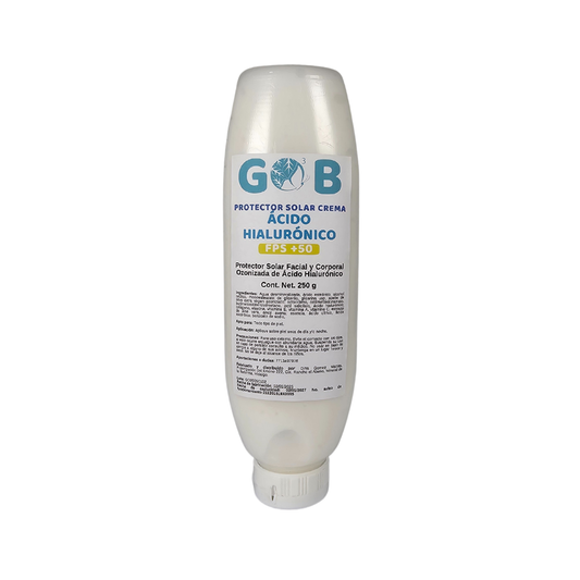 Protector Solar En Crema Ozonizado De Ácido Hialurónico - 250 Gramos
