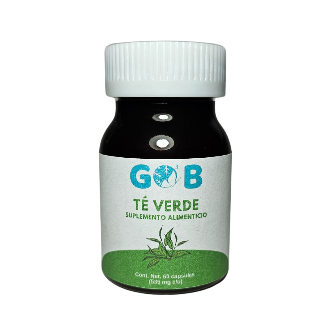 Té Verde en polvo - 60 Cápsulas (535 mg por cápsula)