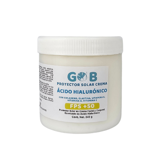 Protector Solar En Crema Ozonizado De Ácido Hialurónico - 240 Gramos