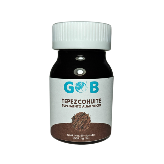 Tepezcohuite en polvo - 60 Cápsulas (500 mg por cápsula)