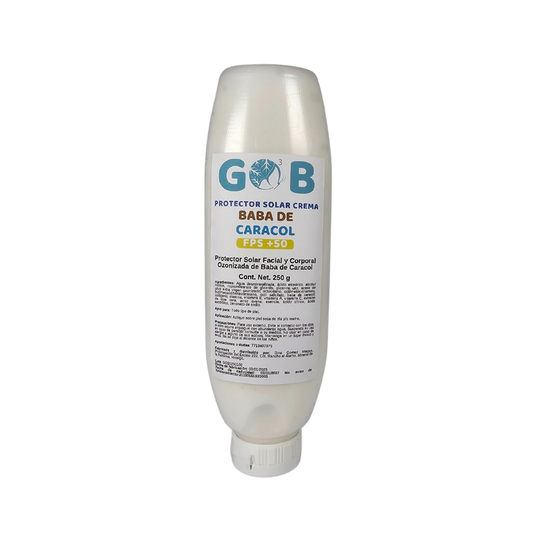 Protector Solar En Crema Ozonizado De Baba de Caracol - 250 Gramos