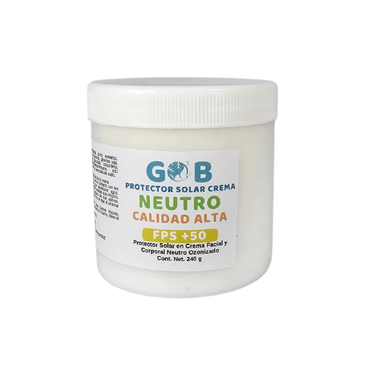 Protector Solar En Crema Ozonizado Base Calidad Alta - 240 Gramos