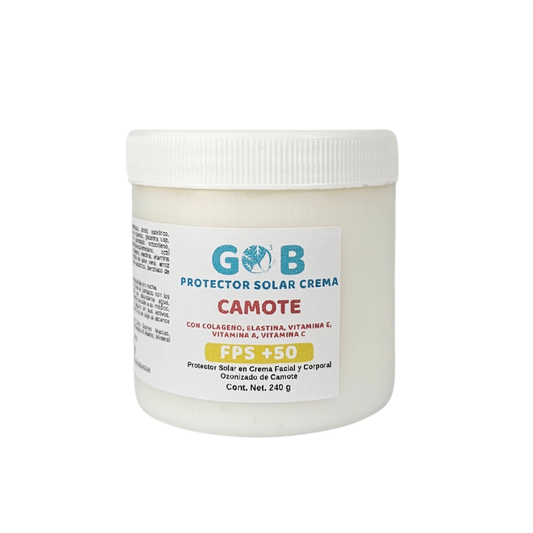 Protector Solar En Crema Ozonizado De Camote - 240 Gramos