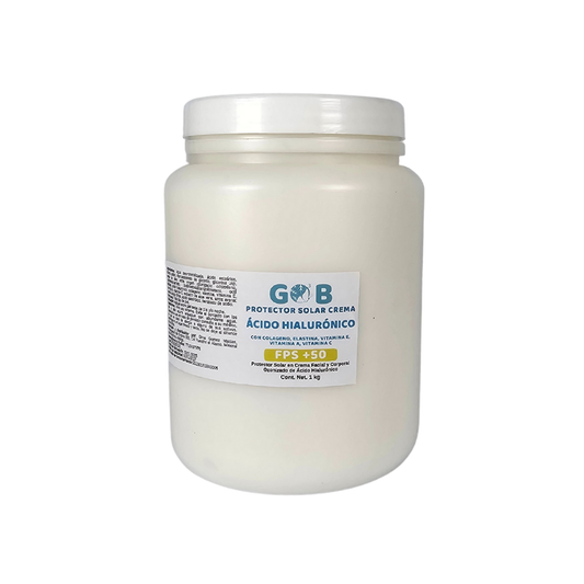 Protector Solar En Crema Ozonizado De Ácido Hialurónico - 1 Kilo