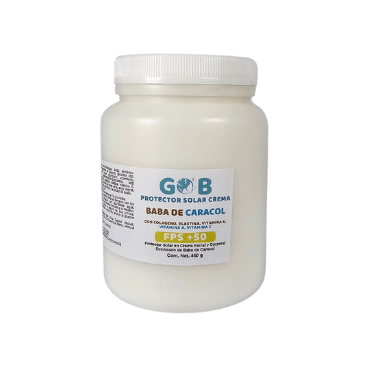 Protector Solar En Crema Ozonizado De Baba de Caracol - 450 Gramos