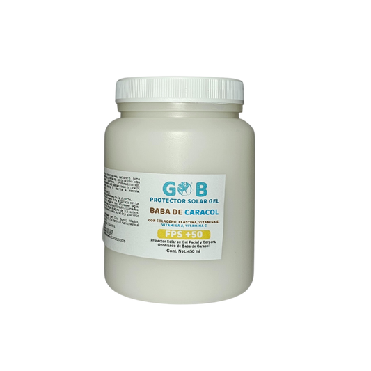 Protector Solar En Gel Ozonizado De Baba de Caracol - 450 Mililitros