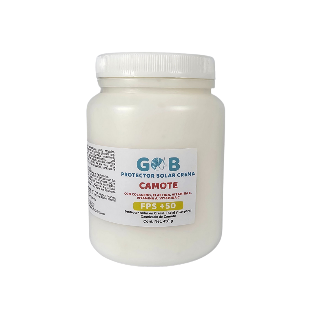Protector Solar En Crema Ozonizado De Camote - 450 Gramos