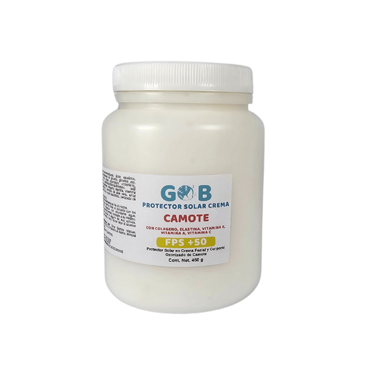 Protector Solar En Crema Ozonizado De Camote - 450 Gramos