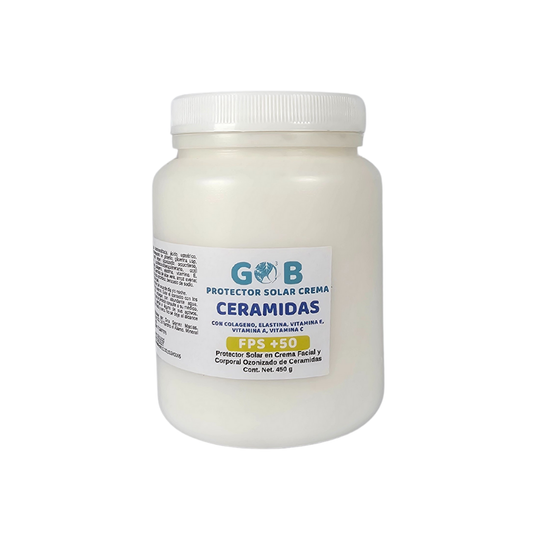 Protector Solar En Crema Ozonizado De Ceramidas - 450 Gramos