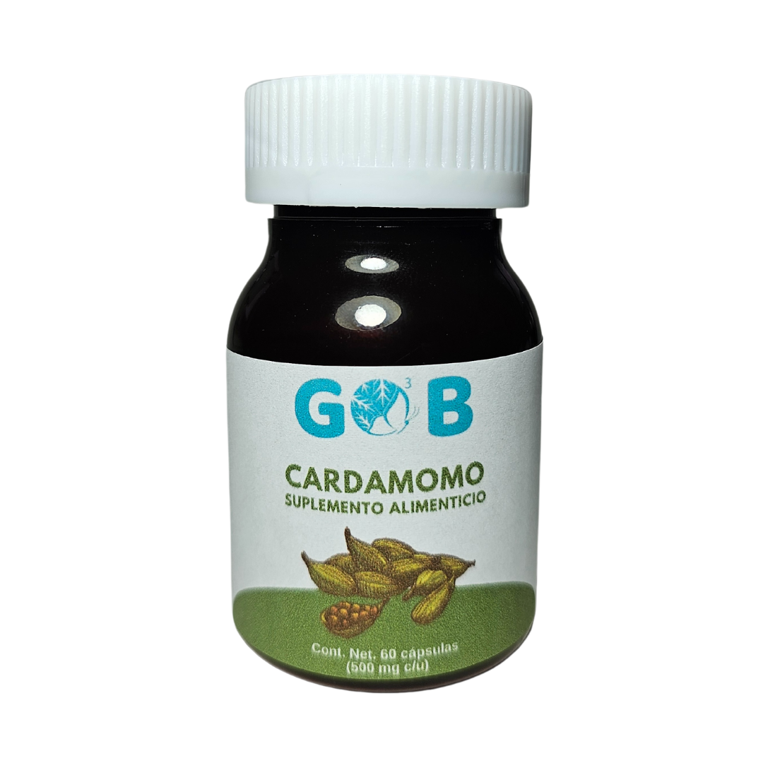 Cardamomo en polvo - 60 Cápsulas (500 mg por cápsula)