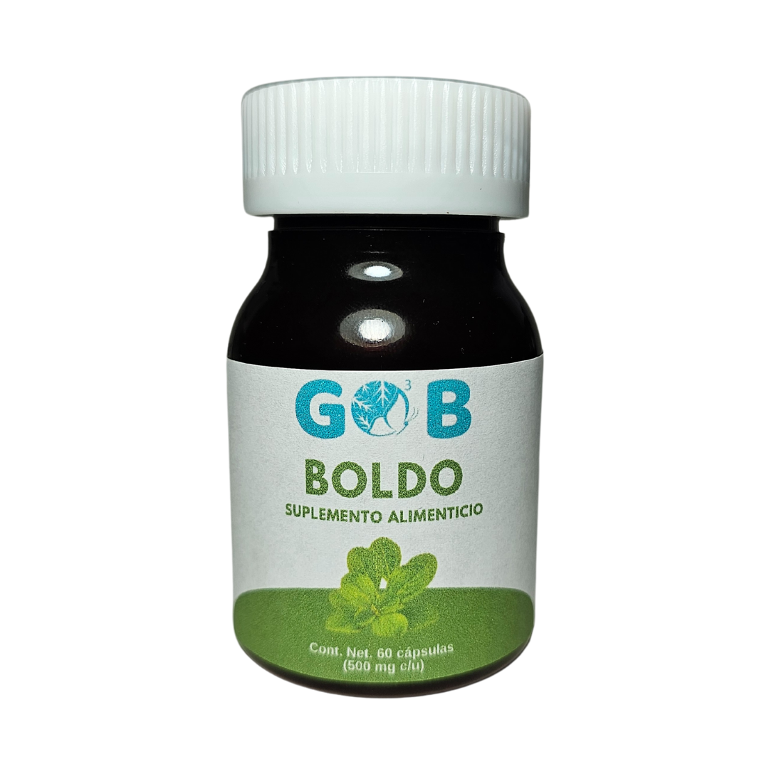 Boldo en polvo - 60 Cápsulas (500 mg por cápsula)