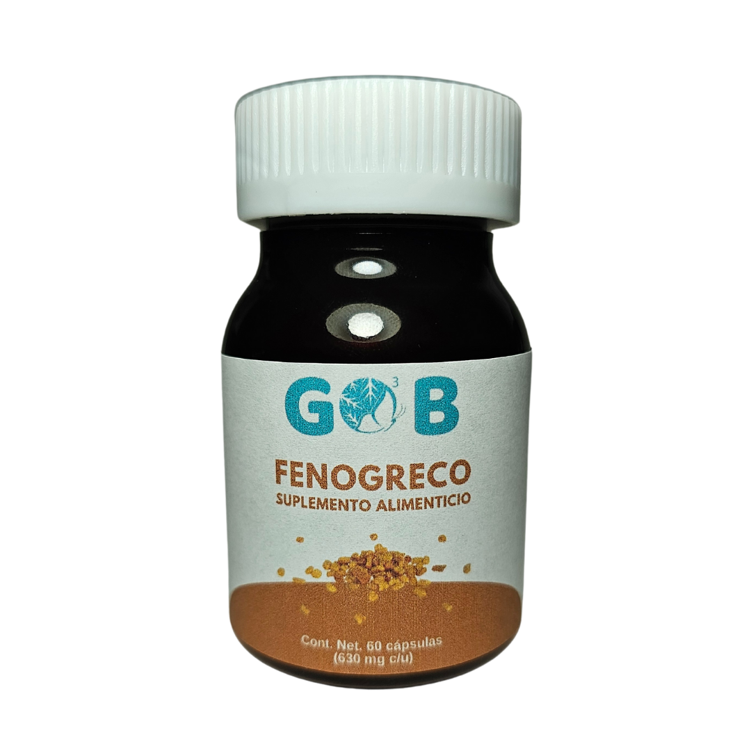 Fenogreco en polvo - 60 Cápsulas (630 mg por cápsula)