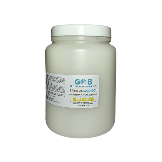 Protector Solar En Gel Ozonizado De Baba de Caracol - 1 Litro