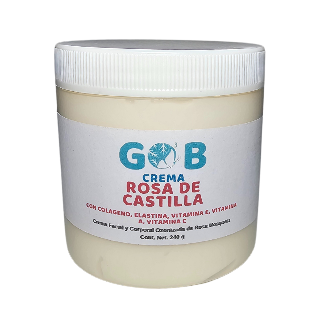 Crema Ozonizada de Rosa de Castilla - 240 Gramos