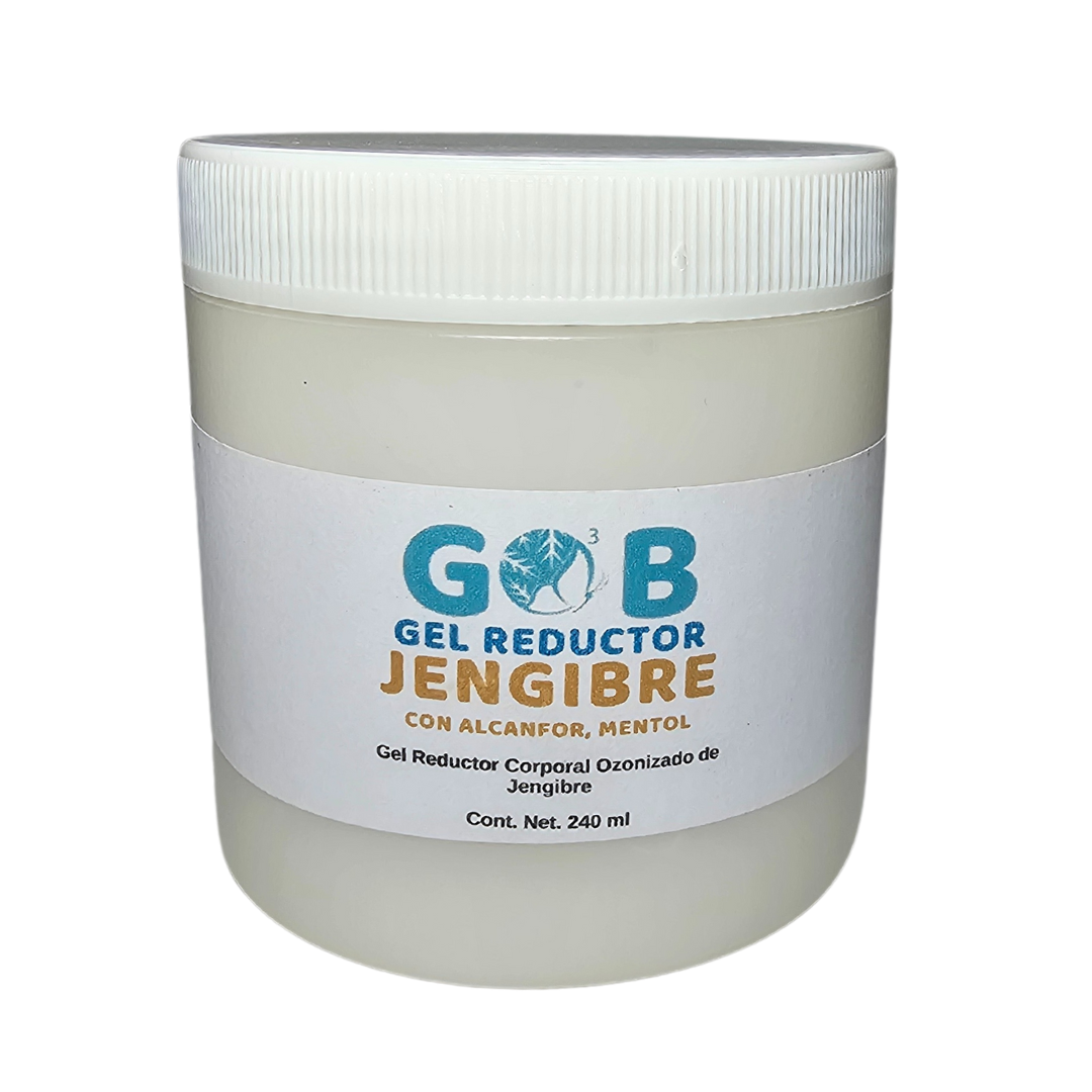 Gel Ozonizado Reductor de Jengibre - 240 Mililitros