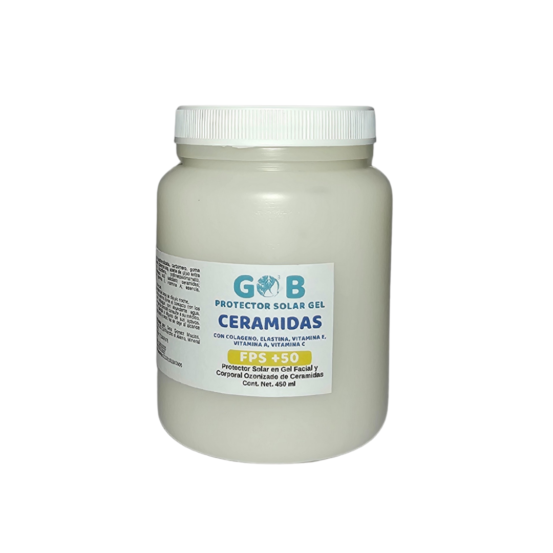 Protector Solar En Gel Ozonizado De Ceramidas - 450 Mililitros