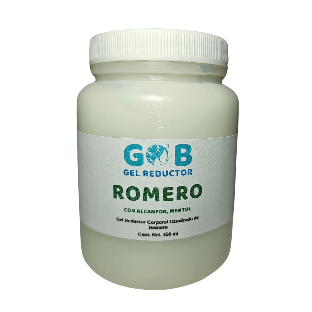 Gel Ozonizado Reductor de Romero - 450 Mililitros