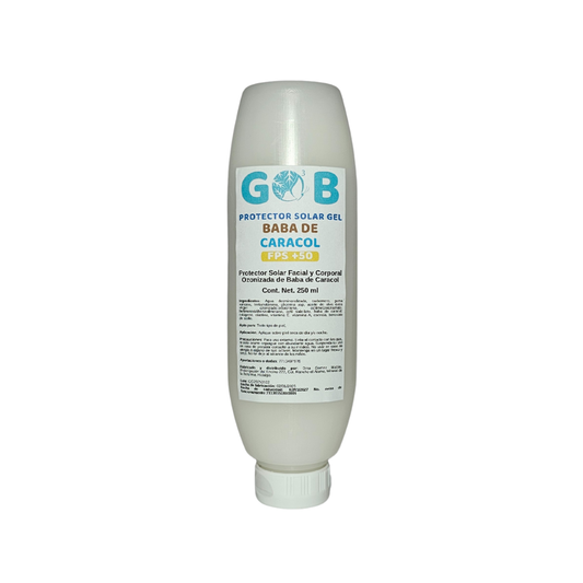 Protector Solar En Gel Ozonizado De Baba de Caracol - 250 Mililitros