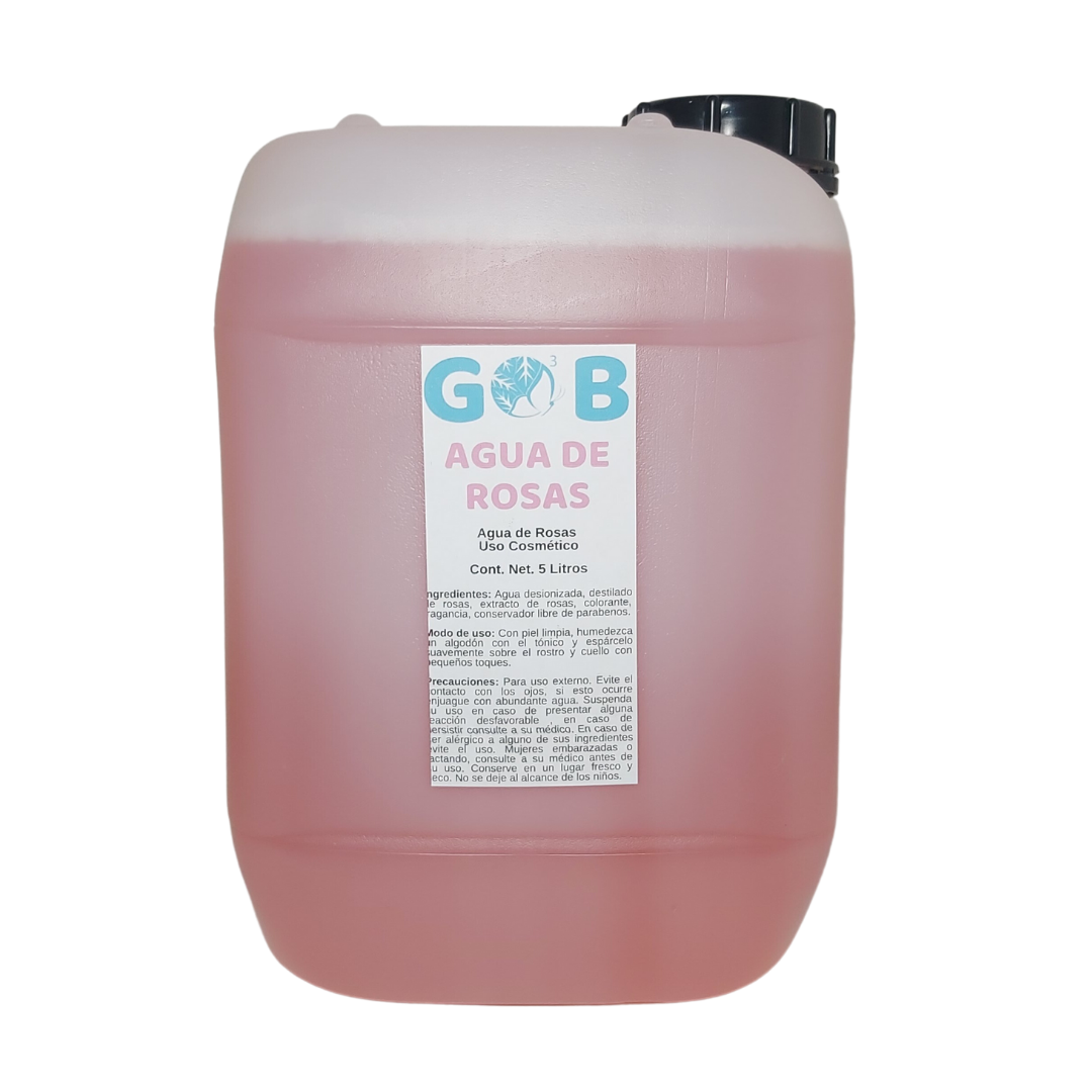 Agua de Rosas - 5 Litros (Bidón)