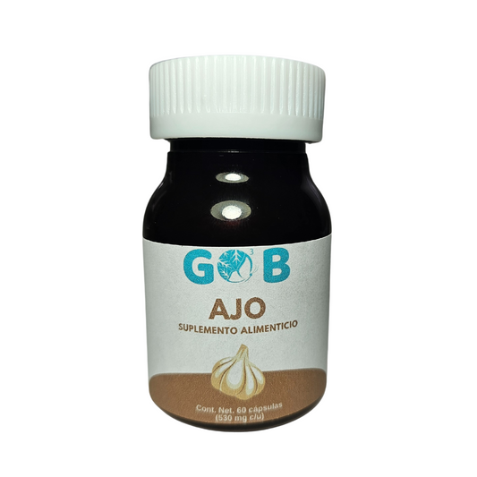 Ajo en polvo - 60 Cápsulas (530 mg por cápsula)