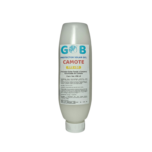 Protector Solar En Gel Ozonizado De Camote - 250 Mililitros