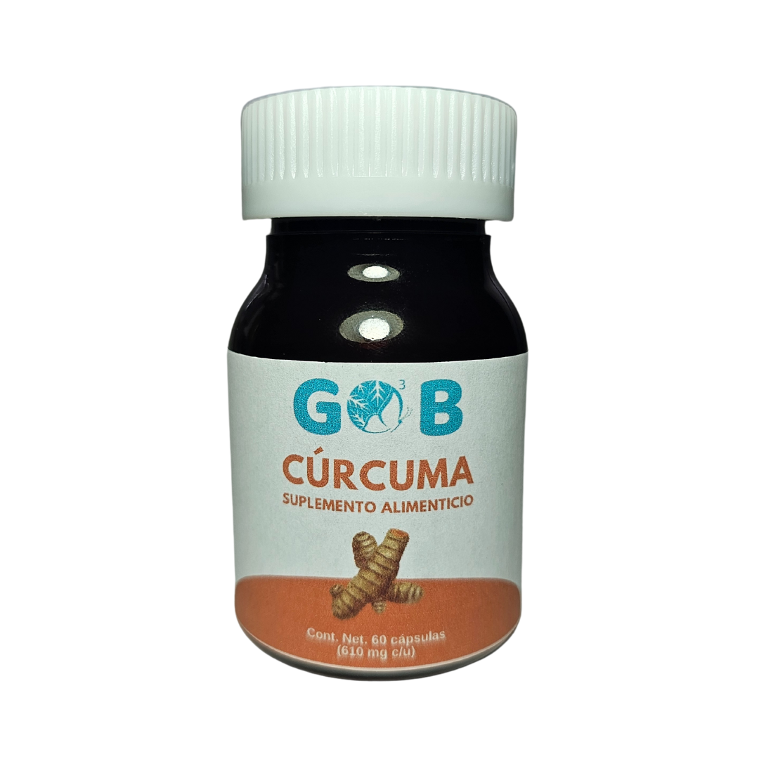 Cúrcuma en polvo - 60 Cápsulas (610 mg por cápsula)