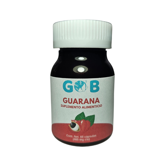 Guaraná en polvo - 60 Cápsulas (465 mg por cápsula)