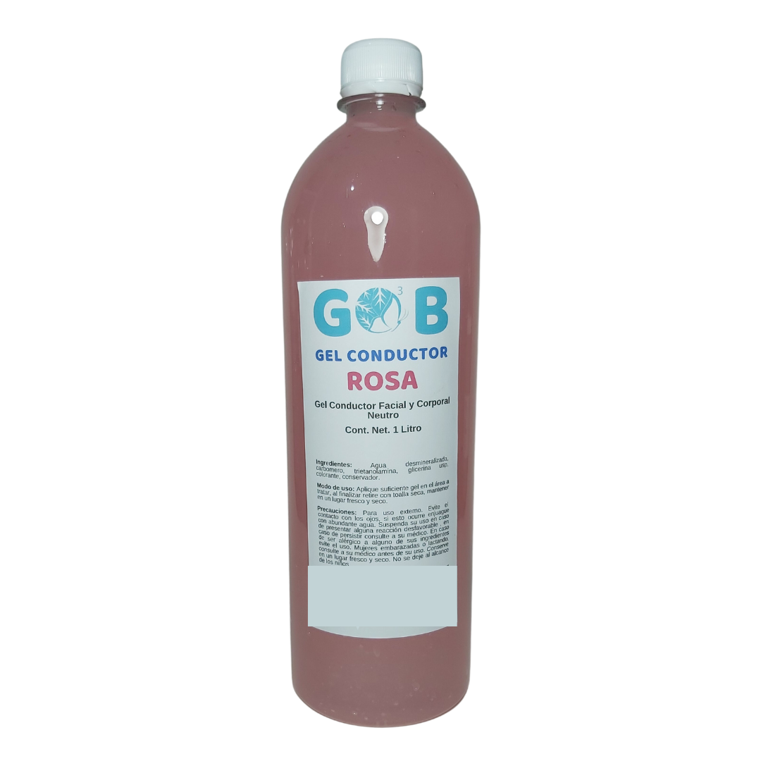 Gel Conductor Neutro Color Rosa - 1 Litro