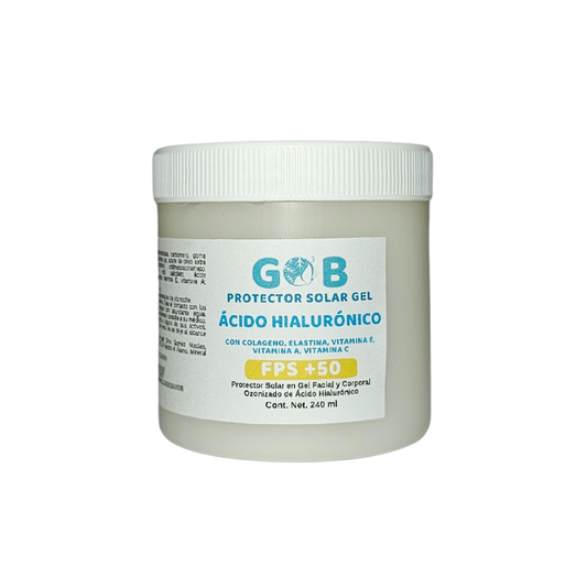 Protector Solar En Gel Ozonizado De Ácido Hialurónico - 240 Mililitros