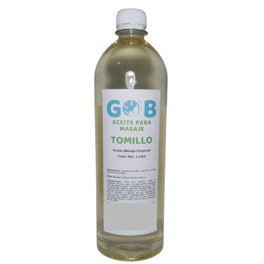 Aceite para Masaje de Tomillo - 1 Litro