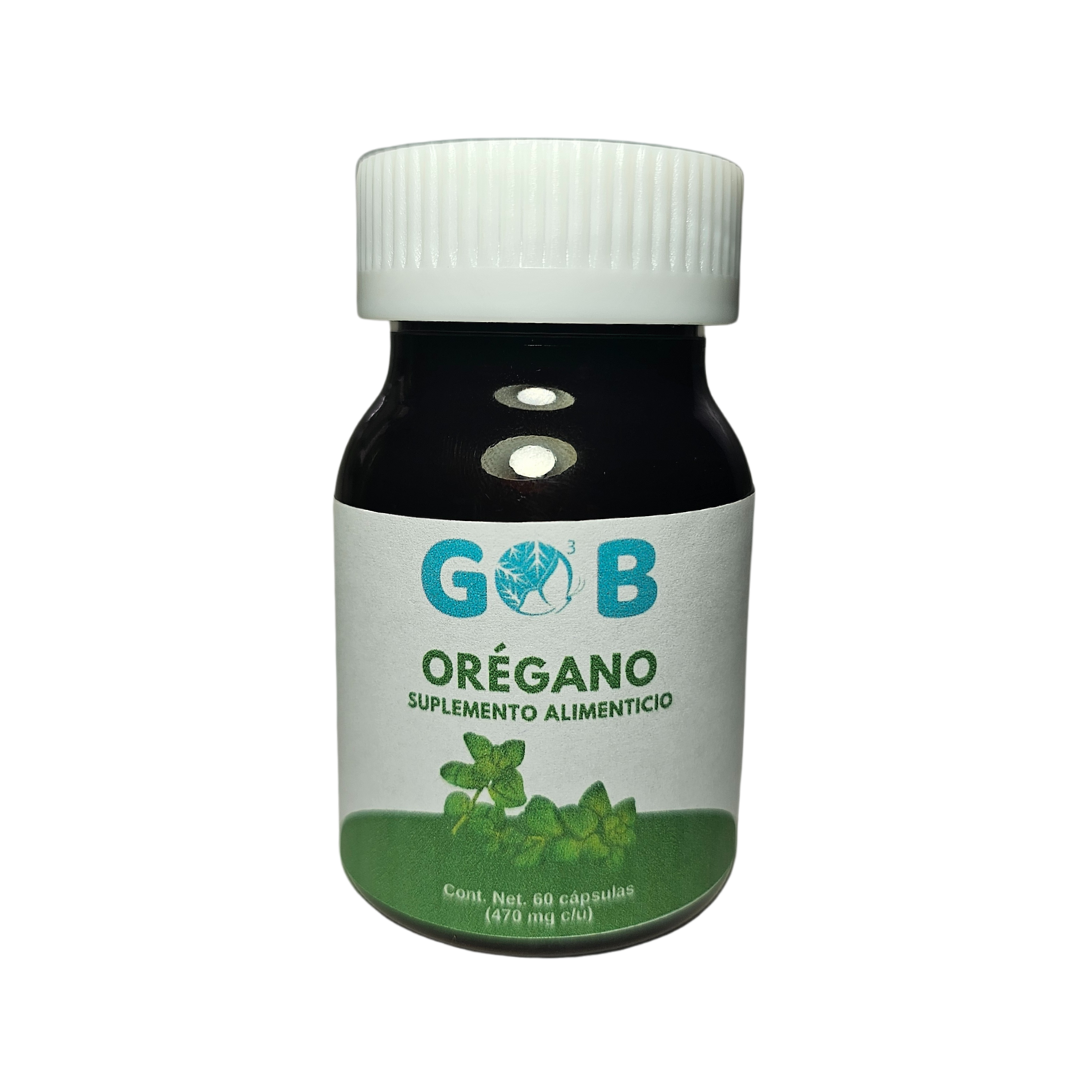 Orégano en polvo - 60 Cápsulas (470 mg por cápsula)