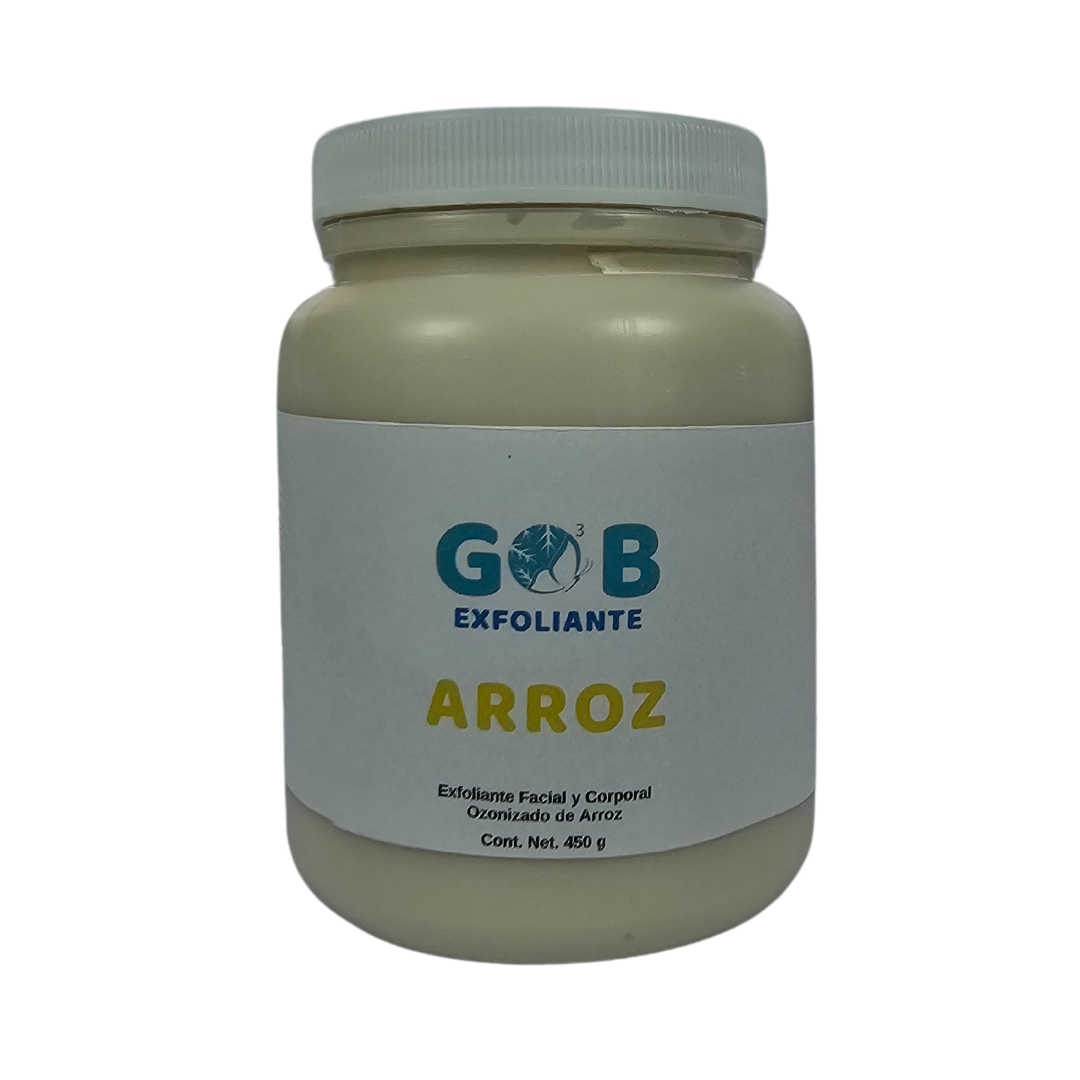 Exfoliante Ozonizado Facial y Corporal de Arroz - 450 Gramos