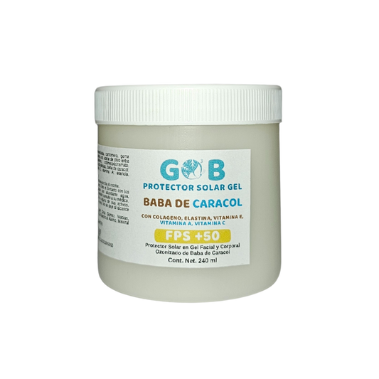 Protector Solar En Gel Ozonizado De Baba de Caracol - 240 Mililitros