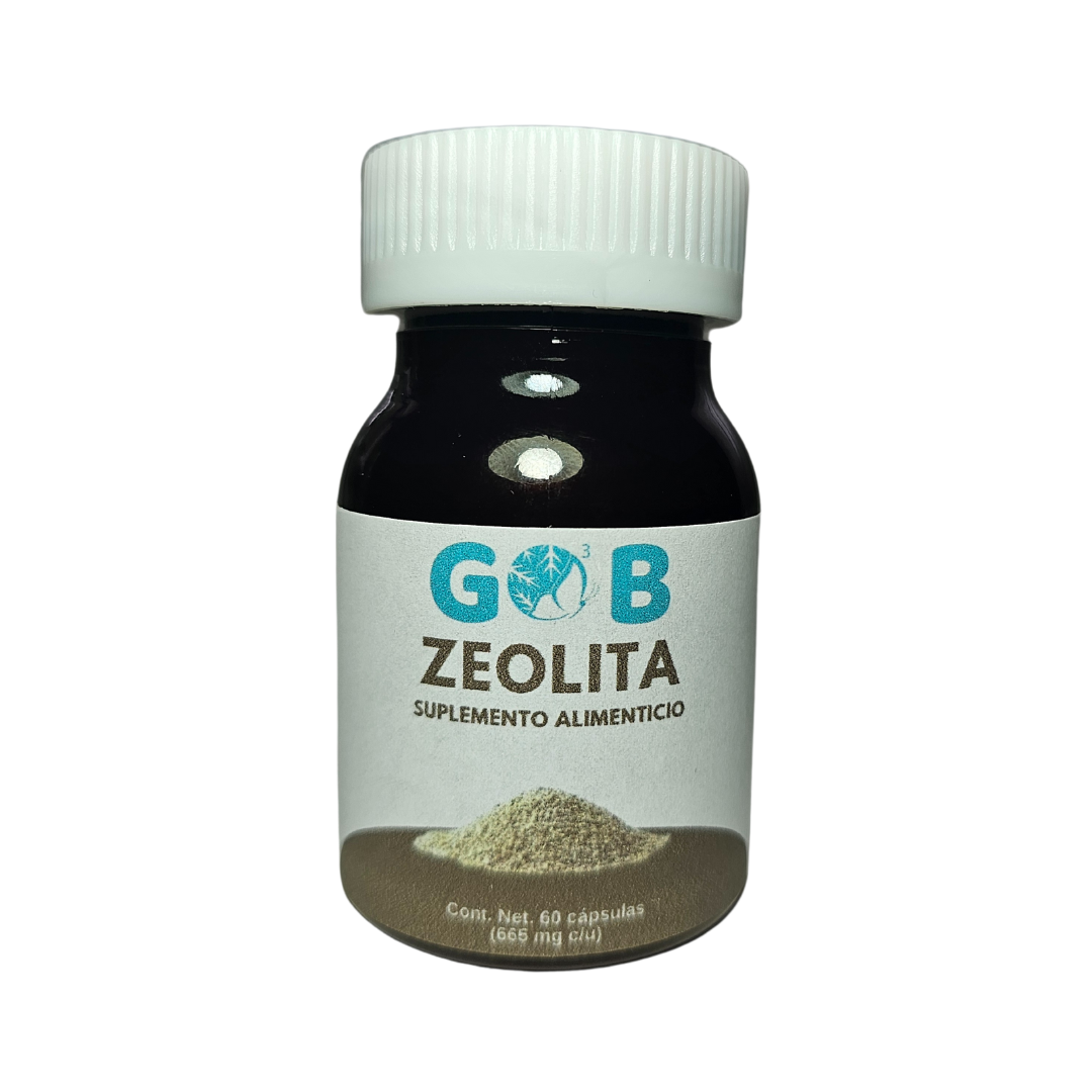 Zeolita en polvo - 60 Cápsulas (665 mg por cápsula)