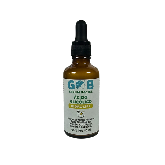 Suero Ozonizado Facial de Ácido Glicólico - 50 Mililitros (Hidrolift)