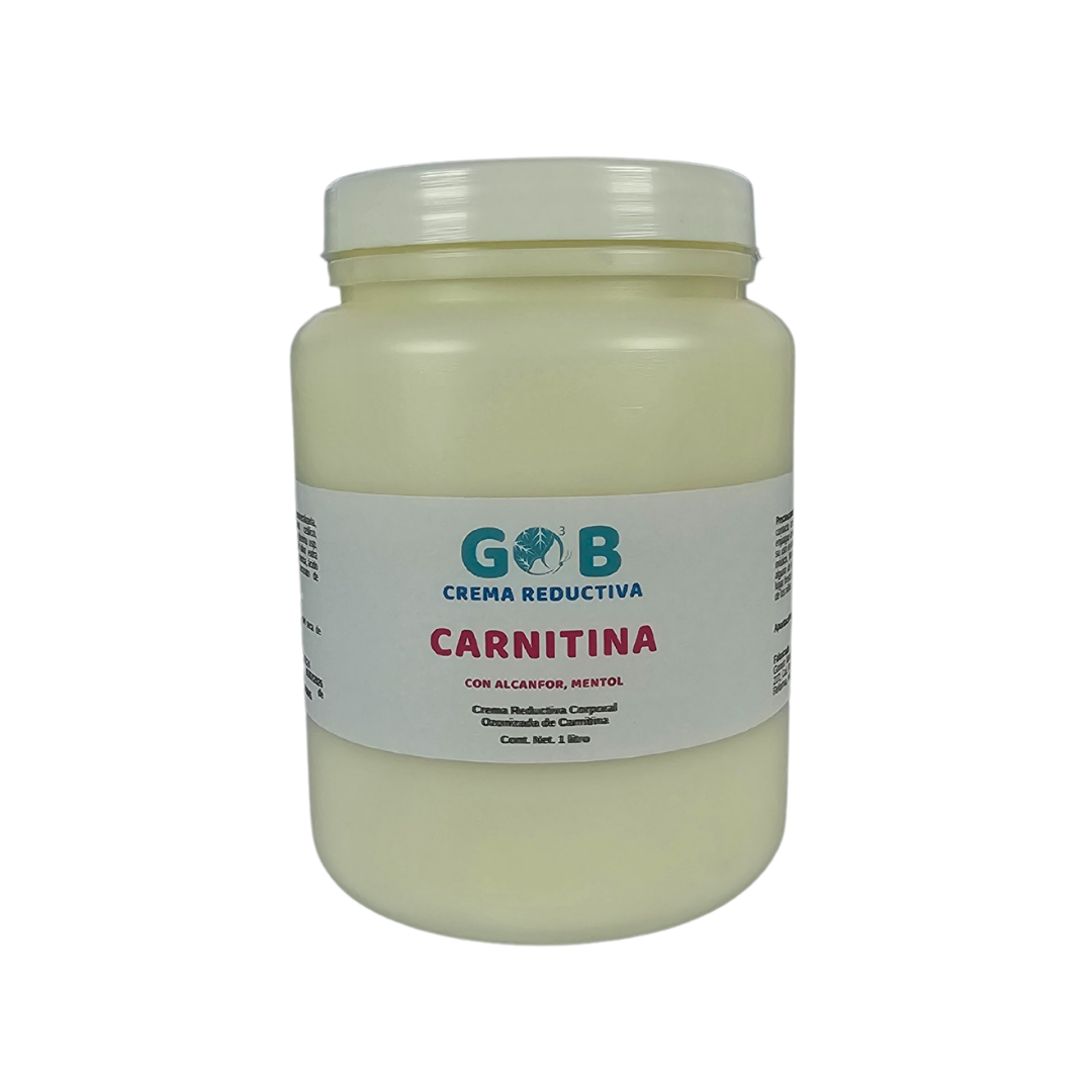 Crema Reductiva de Carnitina 1Kg GO3B | Crema Corporal Profesional para Masaje Reductivo