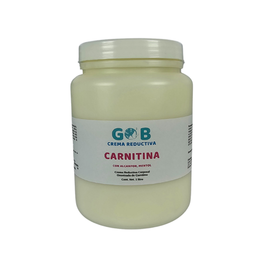 Crema Reductiva de Carnitina 1Kg GO3B | Crema Corporal Profesional para Masaje Reductivo